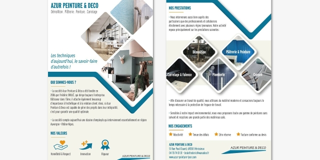 Brochure Azur Peinture et Deco