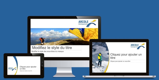 Masque Powerpoint Arcole Developpement